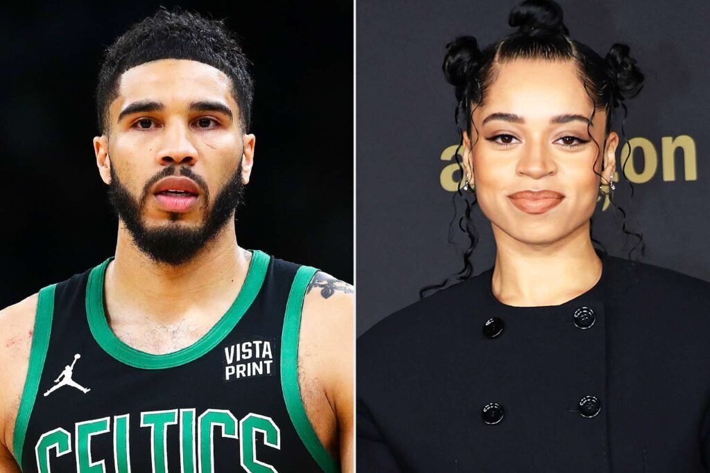 Jayson Tatum and Ella Mai