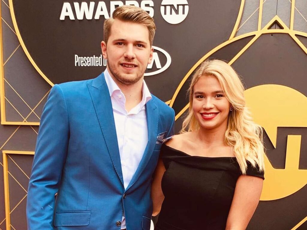 Anamaria Goltes and Luka Doncic